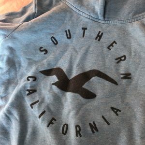 Hollister baby blue hoodie
